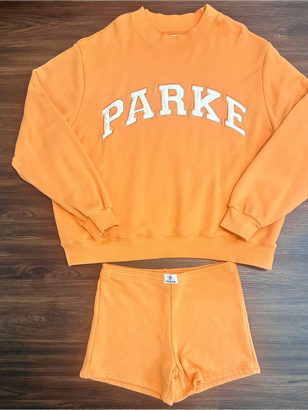 PARKE Creamsicle Mockneck + Shorts Set - PARKE Summerland 2025